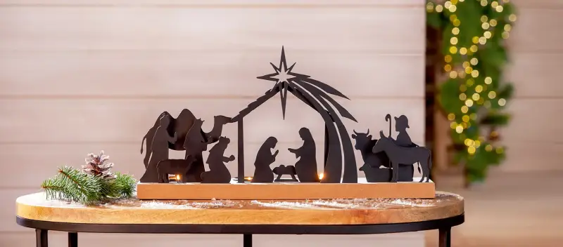 Crèches de Noël moderne - Design contemporain