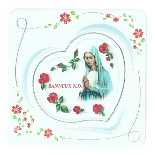 Cadre Banneux N.D. 12 x 12 cm