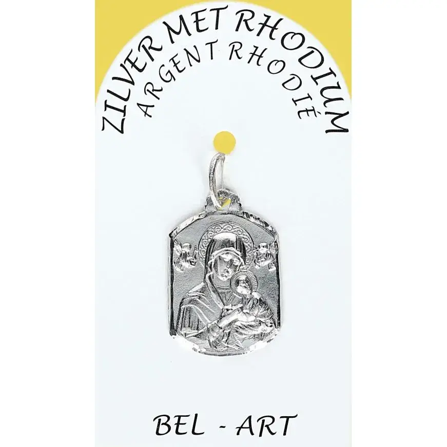Médaille Argent Rhodié - Perp. Secours
