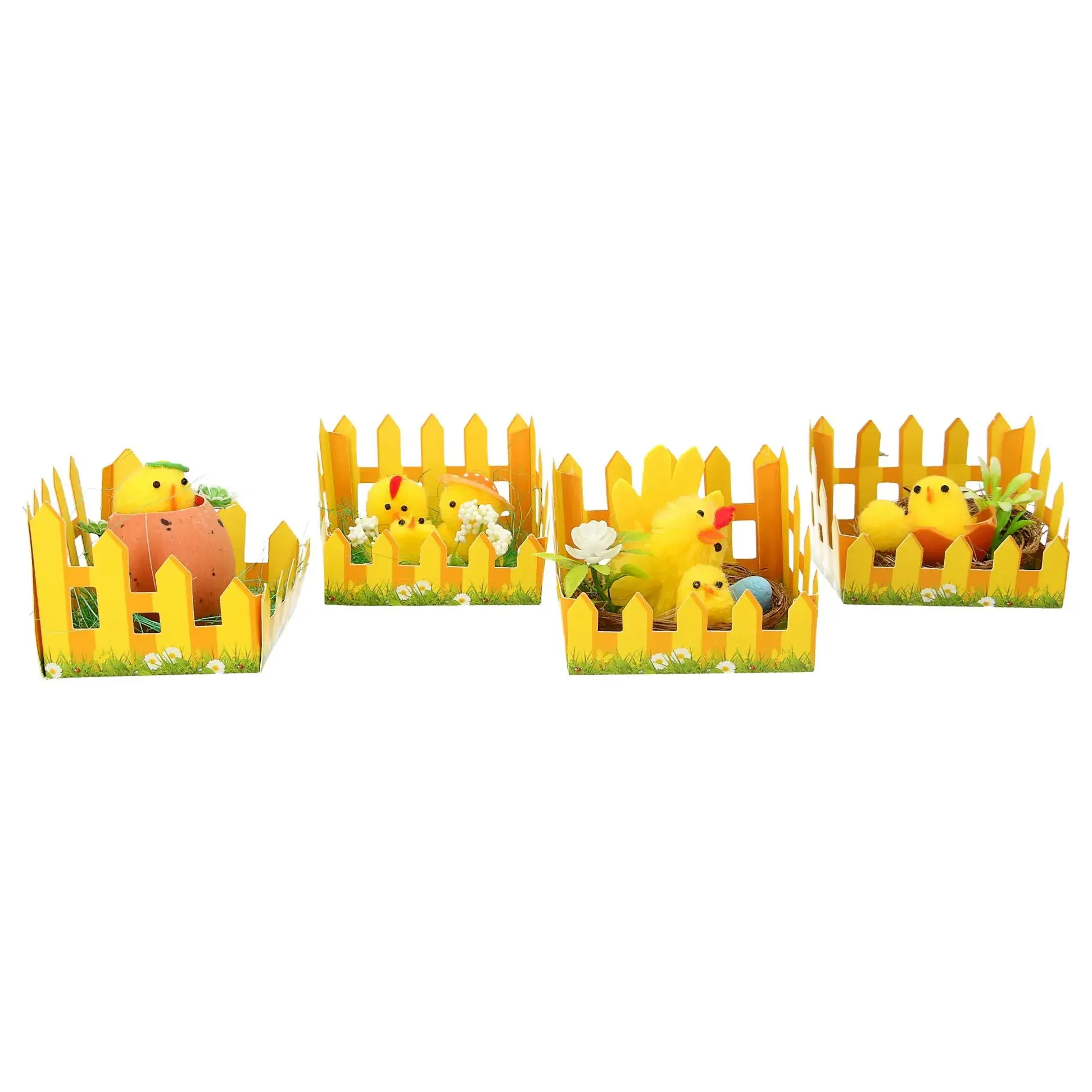 Poussin dans un boite PVC (4 modèles assortis)