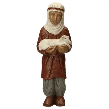 Berger à l'agneau - 31cm - brun