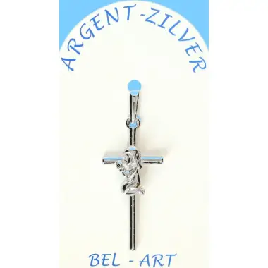 Croix Argent - 25 x 13 mm