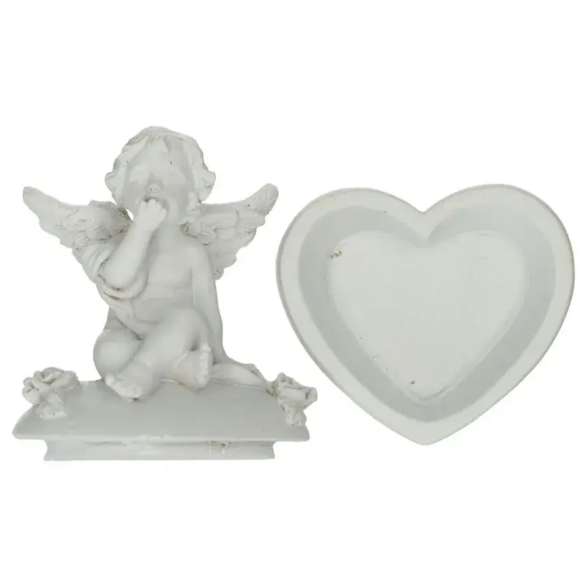 Boîte / Coeur avec ange 3 / set
