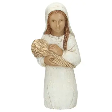Bergère aux épis - 21,5 cm - blanche