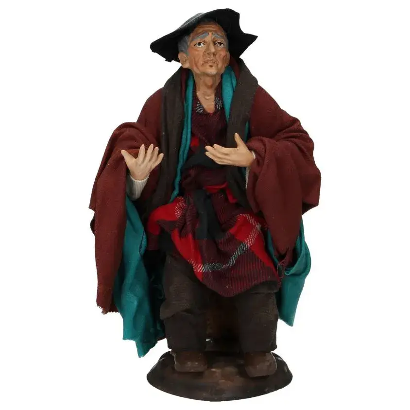 Neapolitan Santon 22 Cm Seated Man