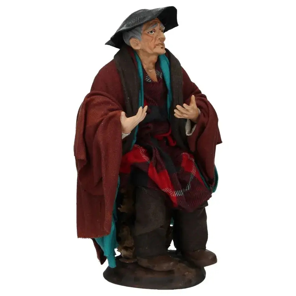 Neapolitan Santon 22 Cm Seated Man