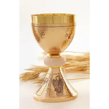 Chalice H 19 cm diam Ouv. 10 Cm Golden Rose