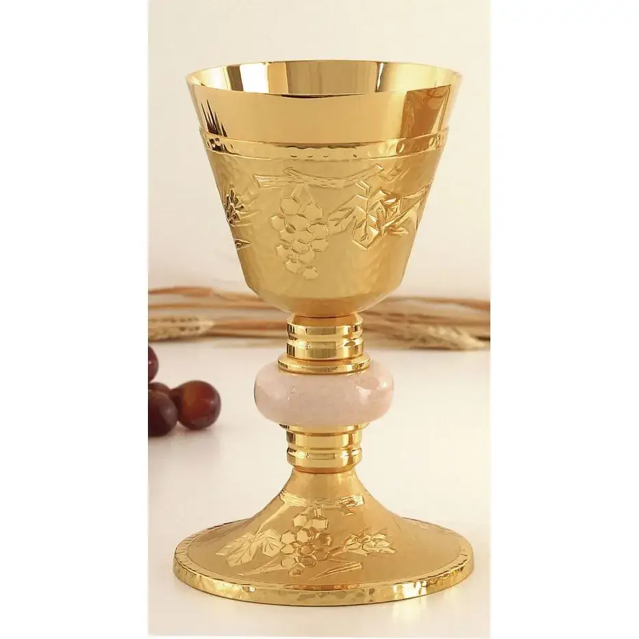 Chalice H 10 cm diam Ouv. 9.5 Cm Golden