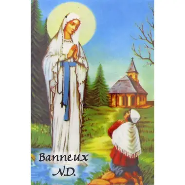 Plaque Magnetique Apparition Banneux N.D.