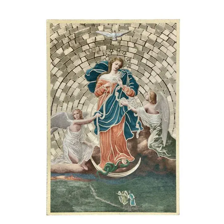Cadre bois 10 X H15 cm Marie qui défait les noeuds