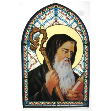 Cadre Vitrail - 8.5 X 13.5 cm - St Benoît