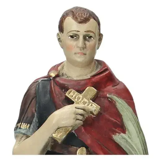 St Expedit 30 Cm style French stone