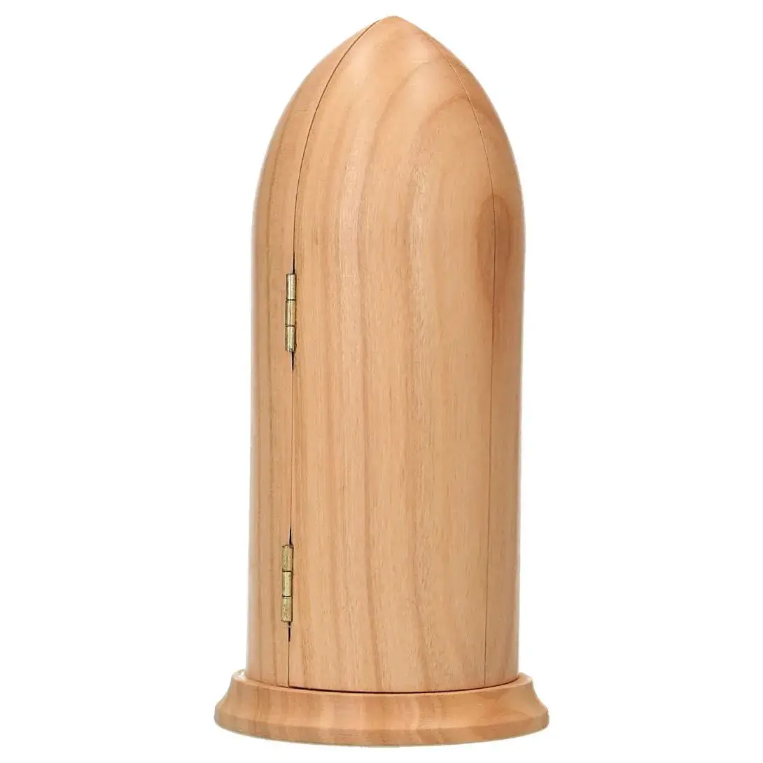 Bois Sculpte App Lourdes+niche 10 Cm / Natur