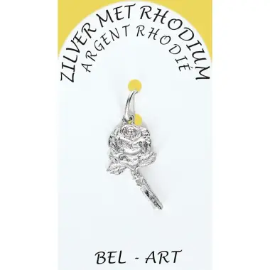 Médaille Argent Rhodié - Ste Rita Rose