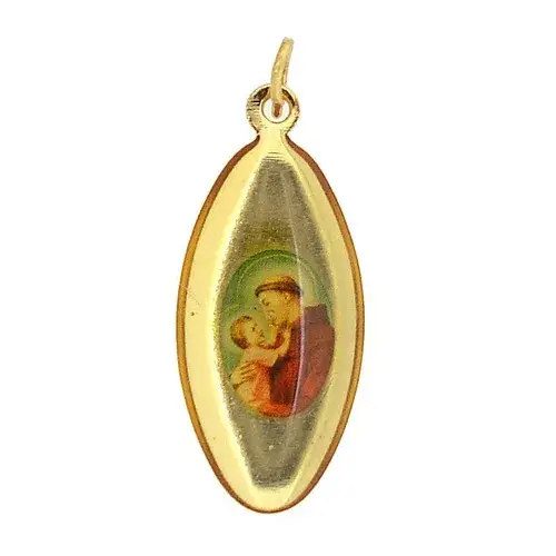 Médaille - St Antoine - Métal Doré