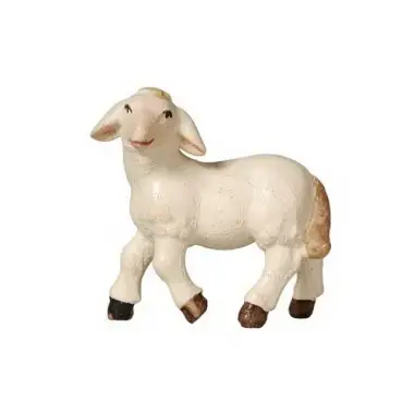 Agneau : crèche de Noël en bois Pema 12 cm