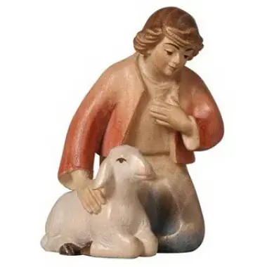 Berger + Mouton : crèche de Noël en bois Pema 12 cm