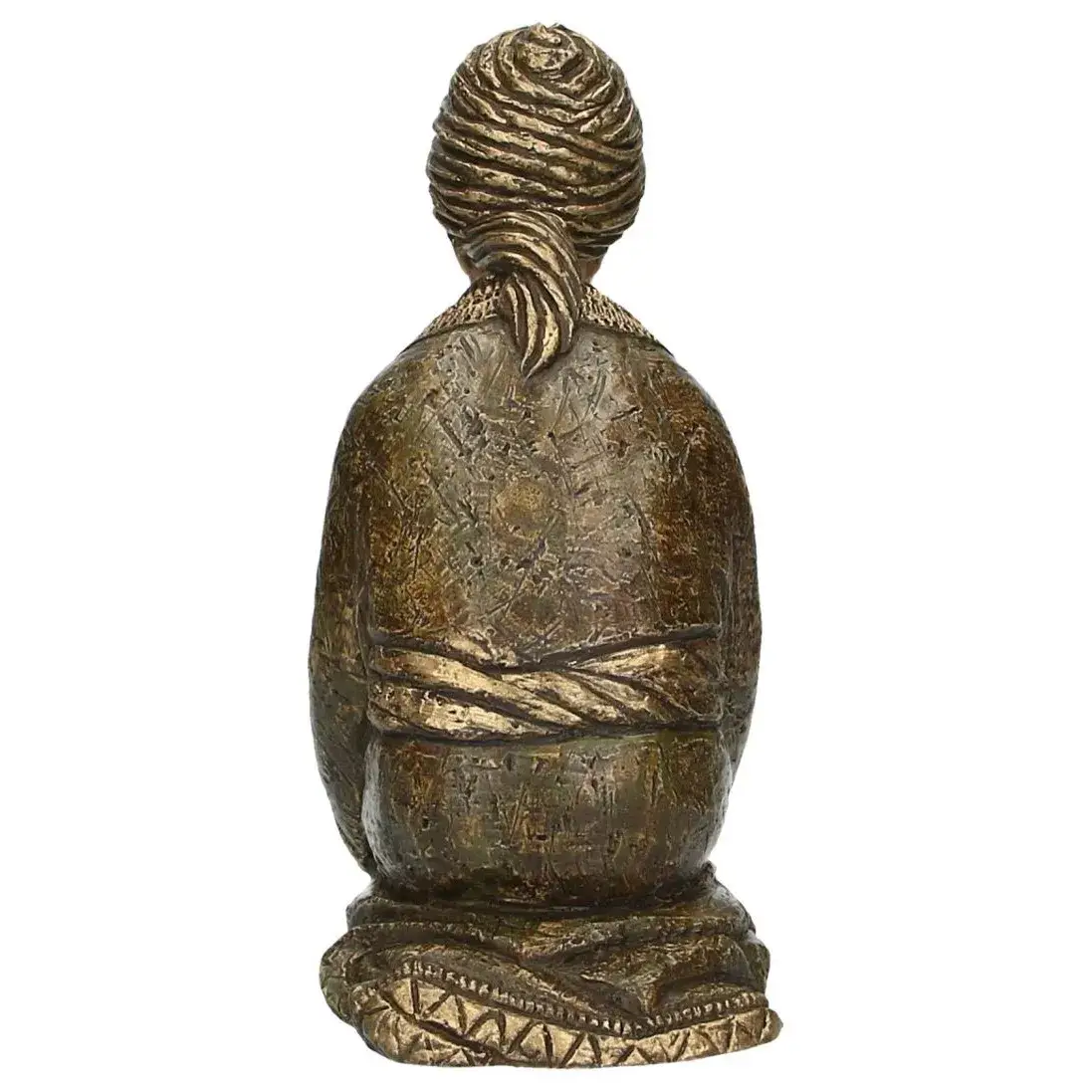 Mage Gaspar à genou - 23 cm - vert bronze