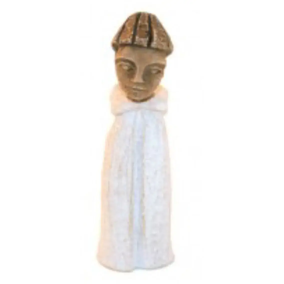 Berger au capuchon - 14 cm -Blanc