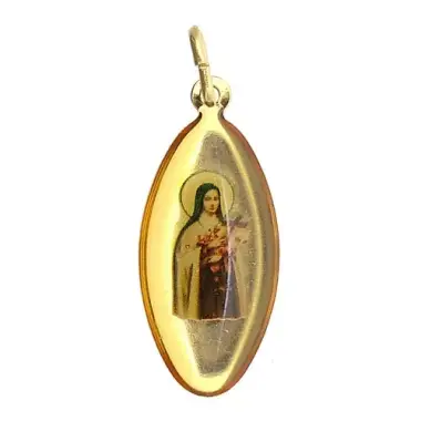 Médaille - Ste Thérèse - Métal Doré