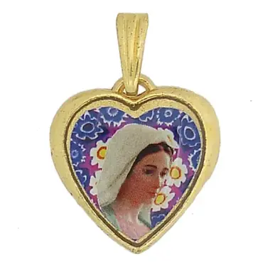 Médaille 18 mm - Medjugorje - Métal Doré