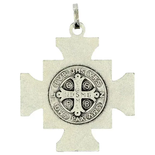 Saving Cross St Benedict 27 X 27 mm Met. Agte