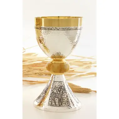 Calyx H 19 cm diam Ouv. 10 Cm Silver