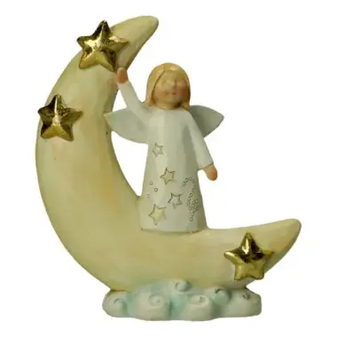 Engel Op Maand 12 Cm