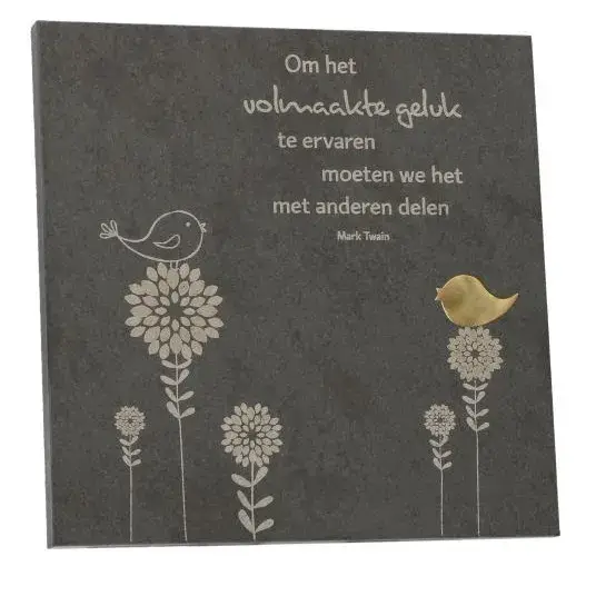 Slate 14.5 X 14.5 Cm Volmaakte Geluk