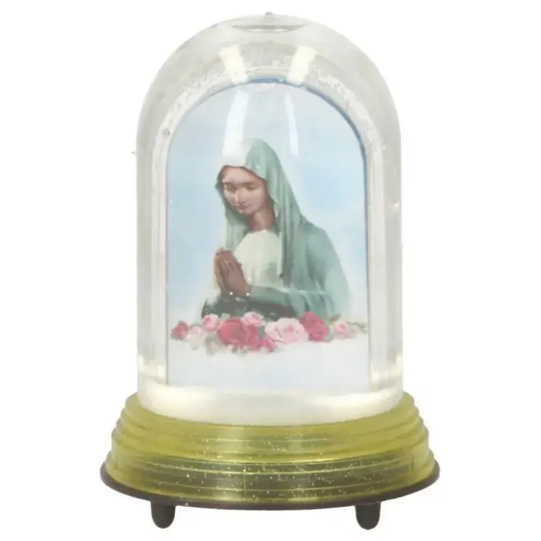 Boule de neige 10 cm Vierge / Appar. Banneux