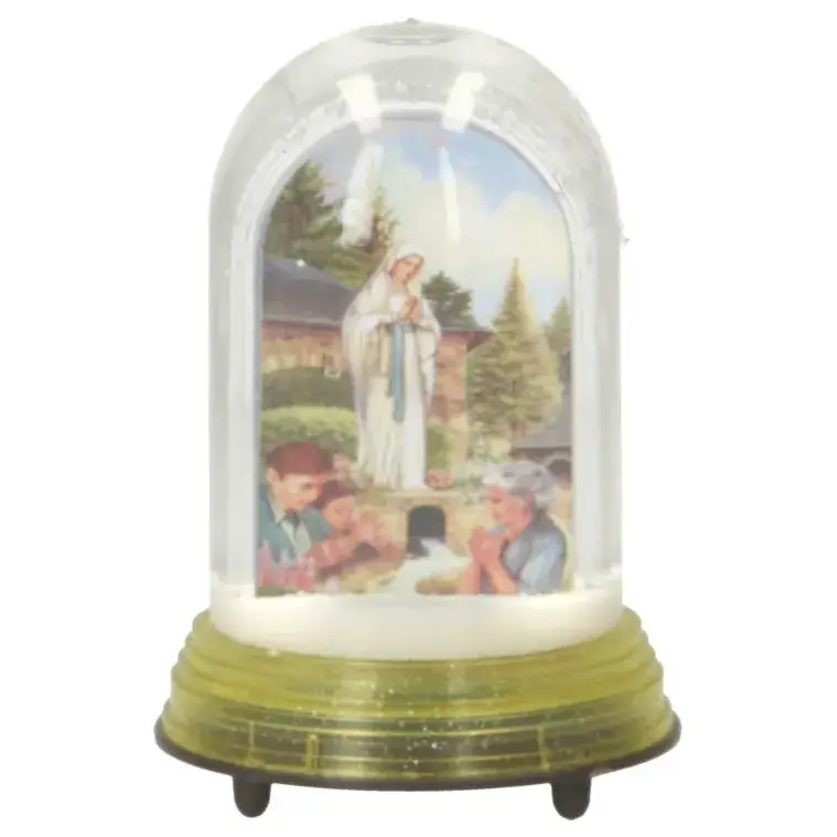 Boule de neige 10 cm Vierge / Appar. Banneux