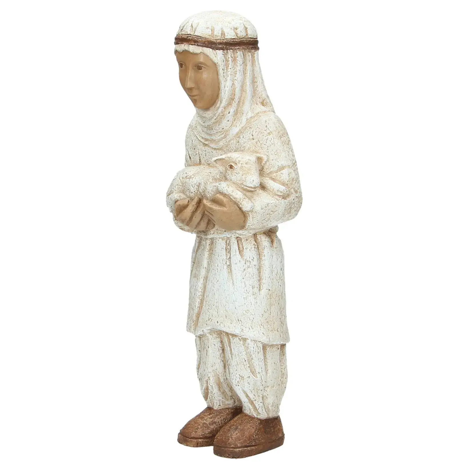 Berger à l'agneau - 31 cm - blanc