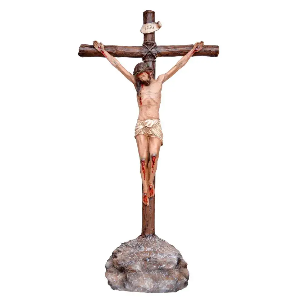 Croix Sur Base 50 x 27 cm