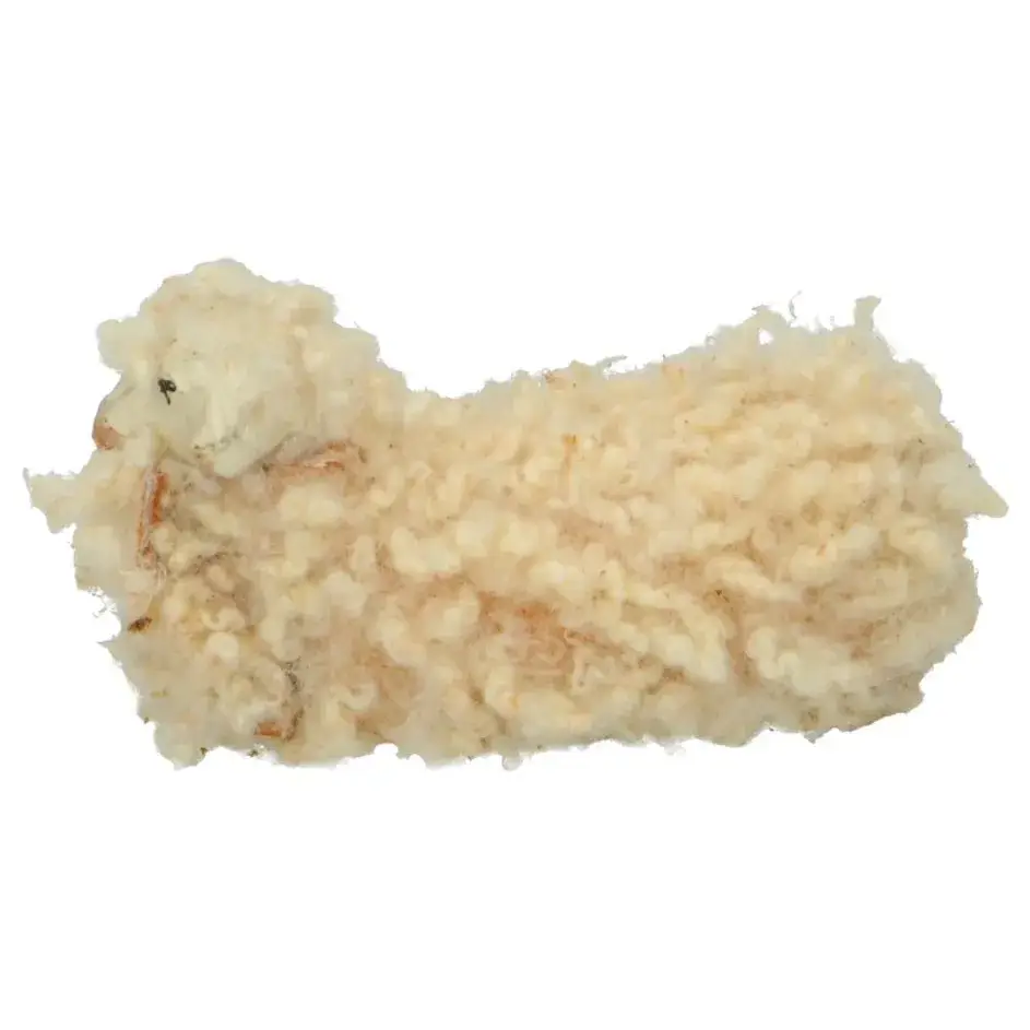 Napolitaanse Santon 12 Cm Liggende schaap met wol