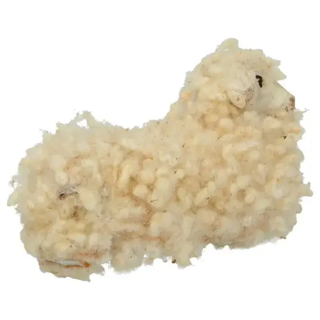 Napolitaanse Santon 12 Cm Liggende schaap met wol