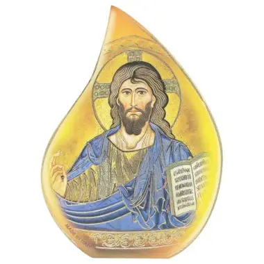 Flamme / Bois Christ 9.5 X 13 Cm