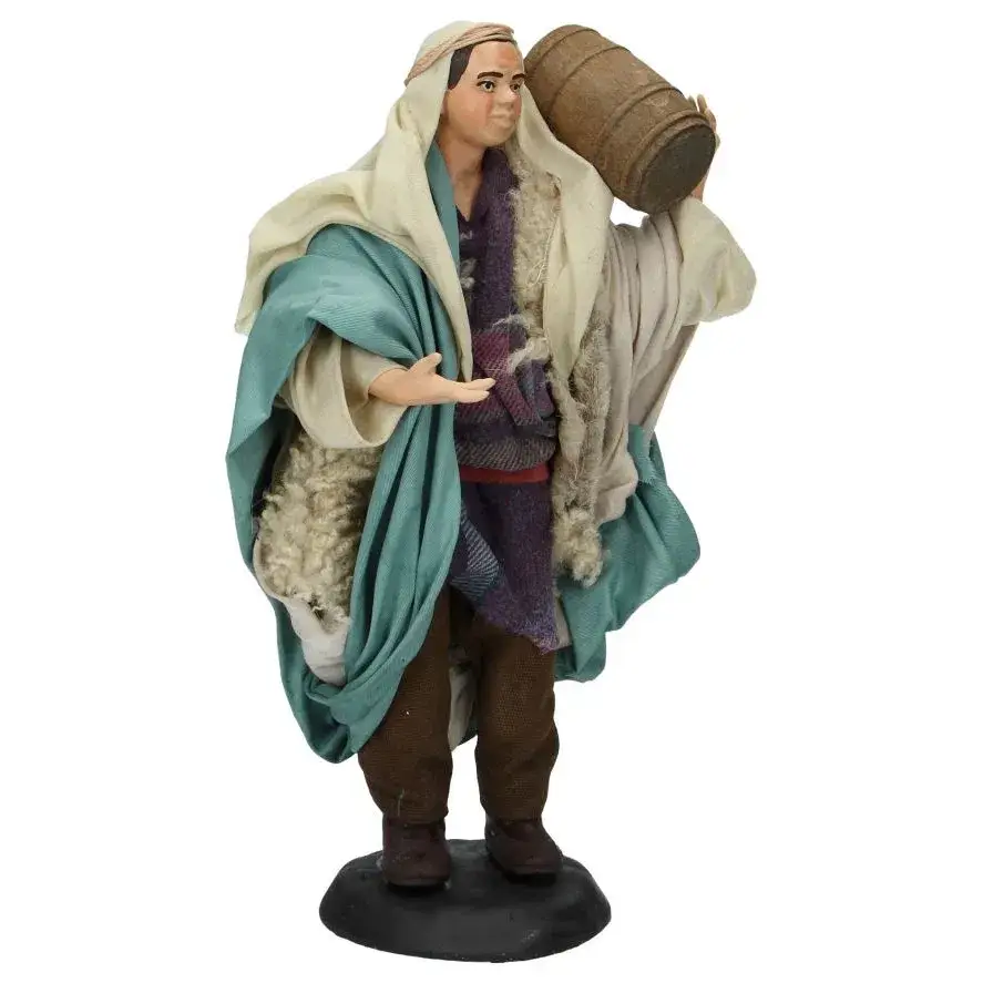 Neapolitan Santon 22 Cm Man With barrel