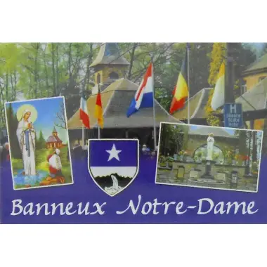 Plaque Magnetique Vues Banneux N.D.