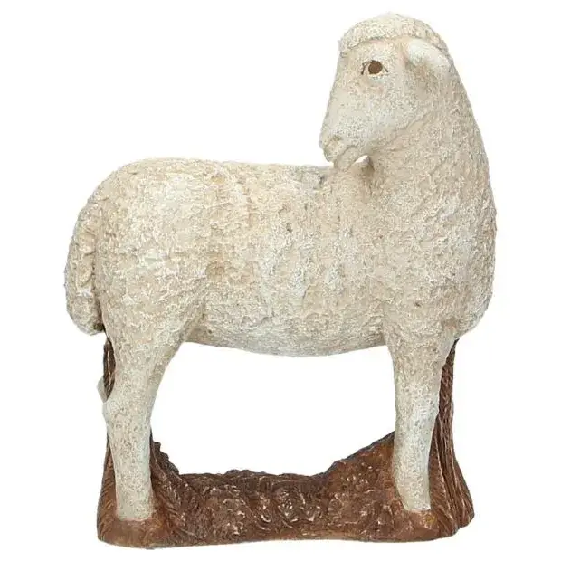 Brebis Mère - 18 cm - Blanc