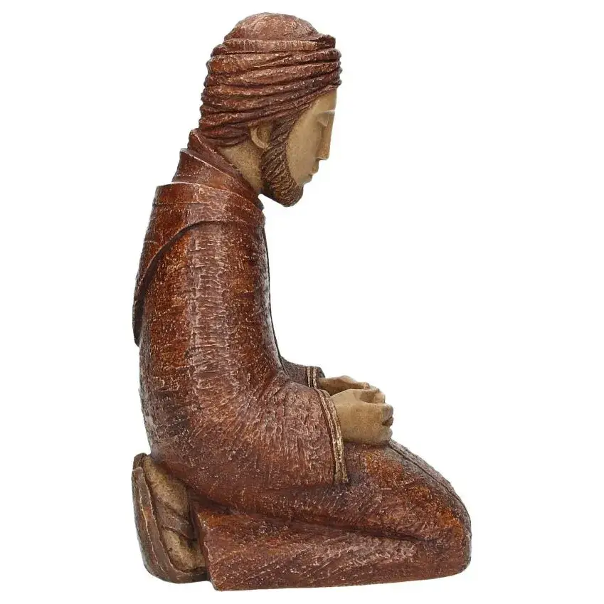 St Joseph - brun - H 27 Cm