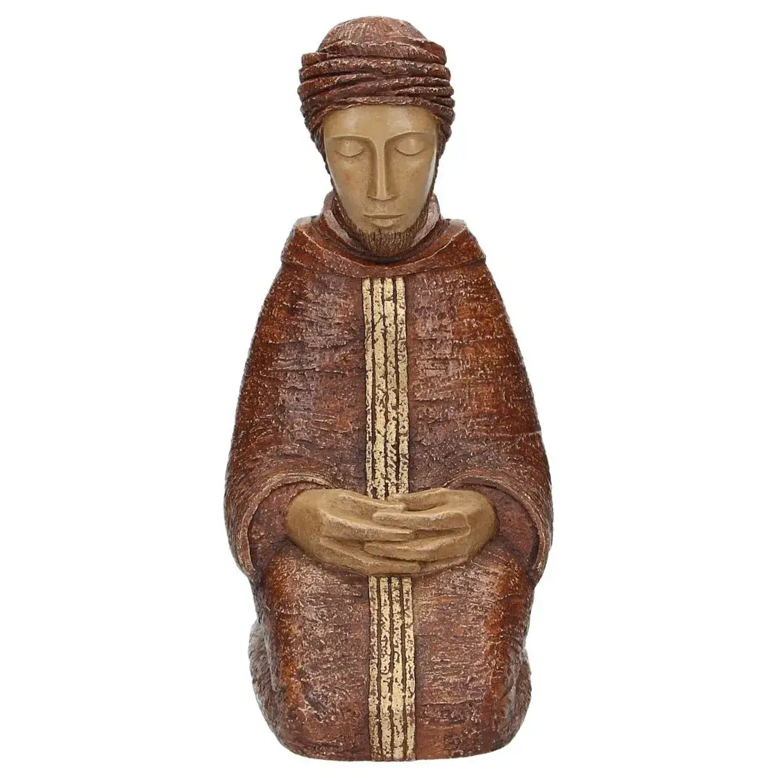 St Joseph - brun - H 27 Cm