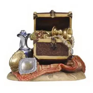 Cadeaux Des Rois pour personnages de crèche de 12 cm Couleur
