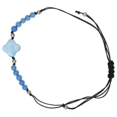 Armband/koord - tientje- parelmoer