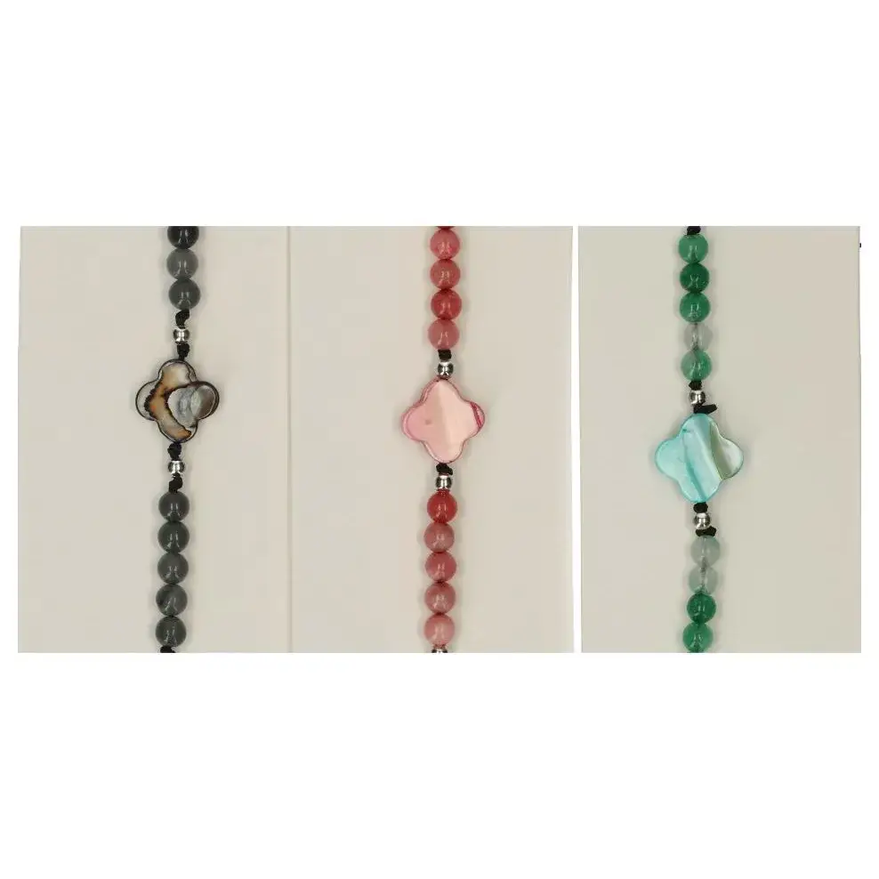 Armband/koord - tientje- parelmoer