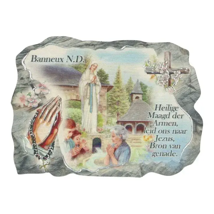 Plaque Magnétique Banneux N.D. 7.5 cm x 5.5 cm - NL