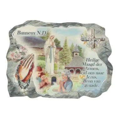 Plaque Magnétique Banneux N.D. 7.5 cm x 5.5 cm - NL