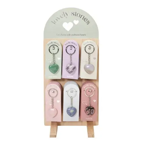 Porte-Clefs coeur / pierre