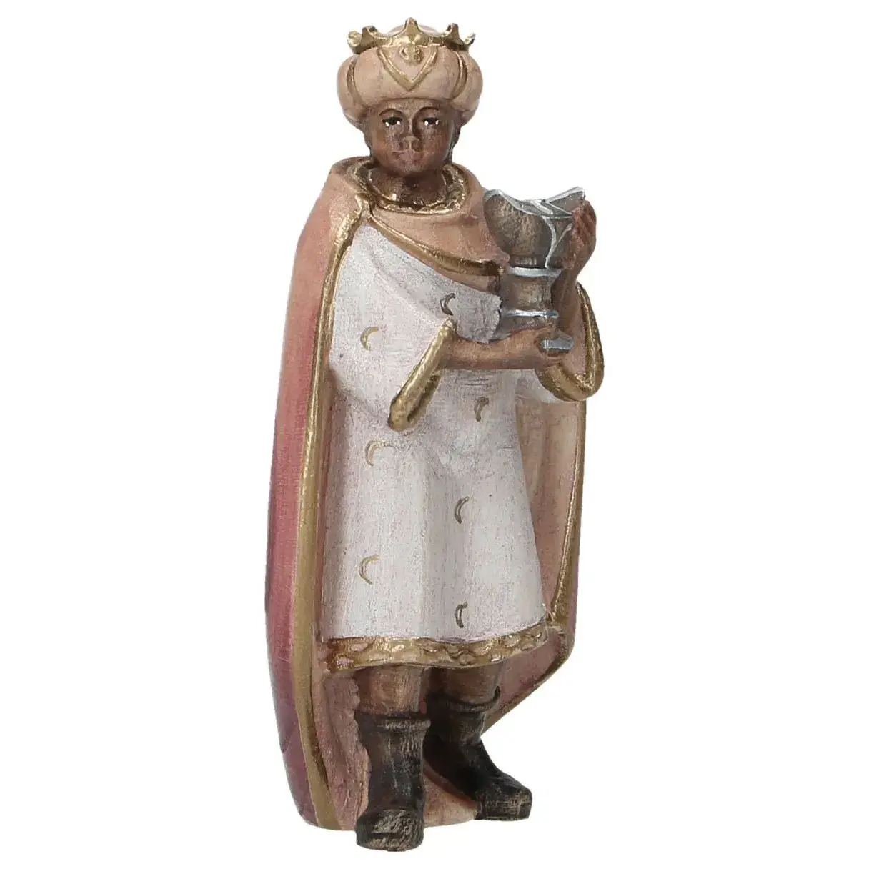 Set de 3 rois mages : crèche de Noël en bois Pema 12 cm