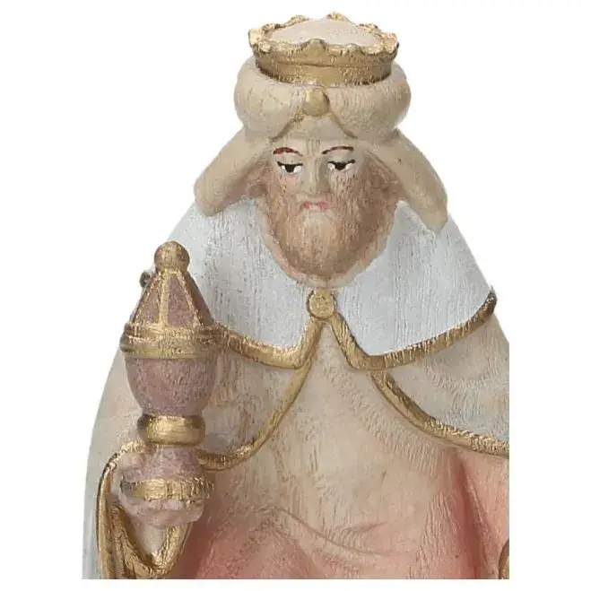 Set de 3 rois mages : crèche de Noël en bois Pema 12 cm