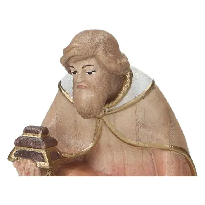 Set de 3 rois mages : crèche de Noël en bois Pema 12 cm
